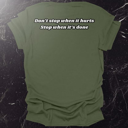 Don't Stop When It Hurts